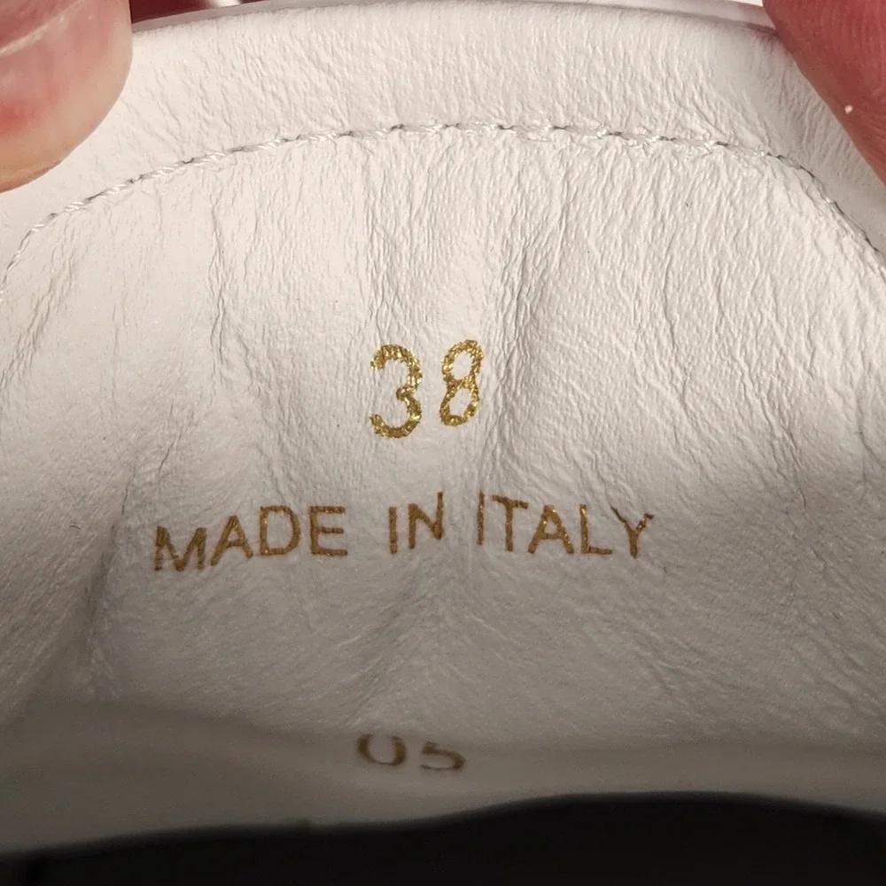 Oliver Cabell Malibu Low 1 White Leather Sneakers‎ EU 38 Made In Italy US 8